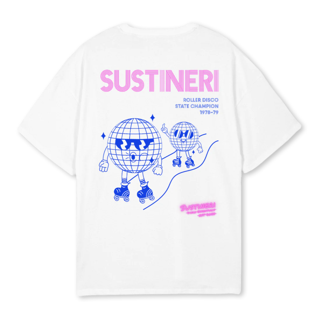 Roller Disco Oversized Tee